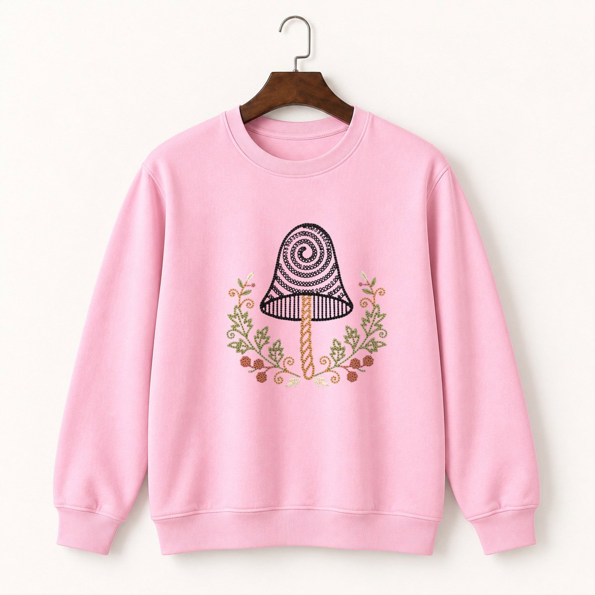 Ink Cap Mushroom Crewneck Sweatshirt 4