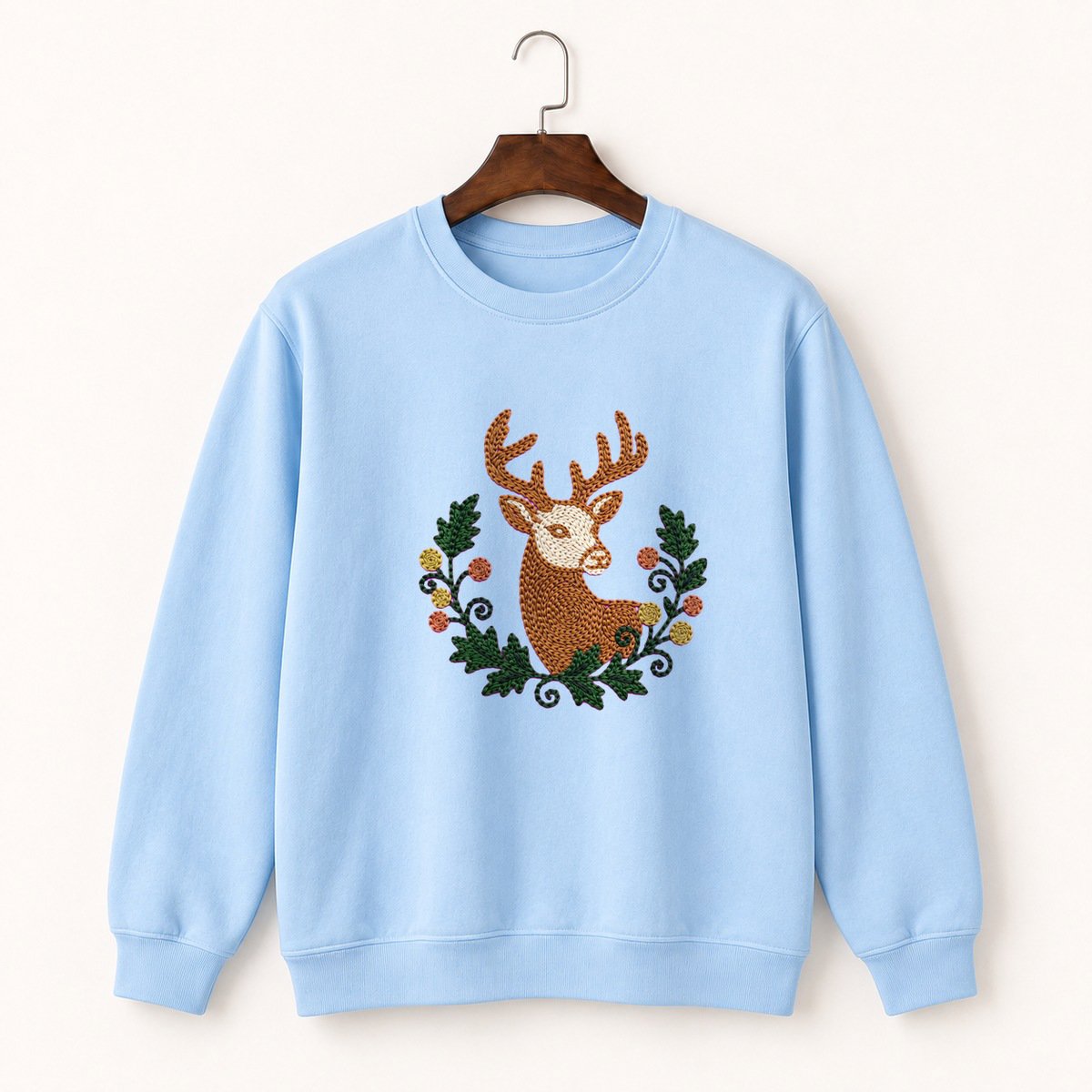 White-Tailed Deer Crewneck Sweatshirt 1