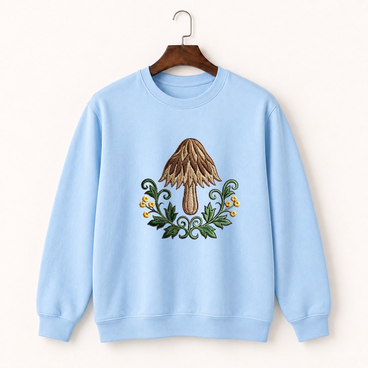 Shaggy Mane Mushroom Crewneck Sweatshirt 1