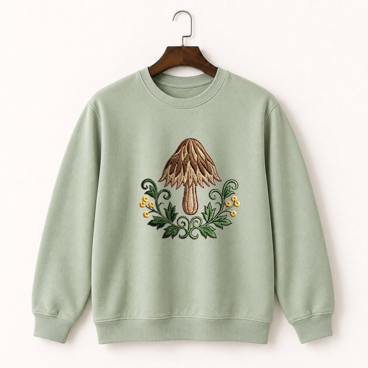 Shaggy Mane Mushroom Crewneck Sweatshirt 2