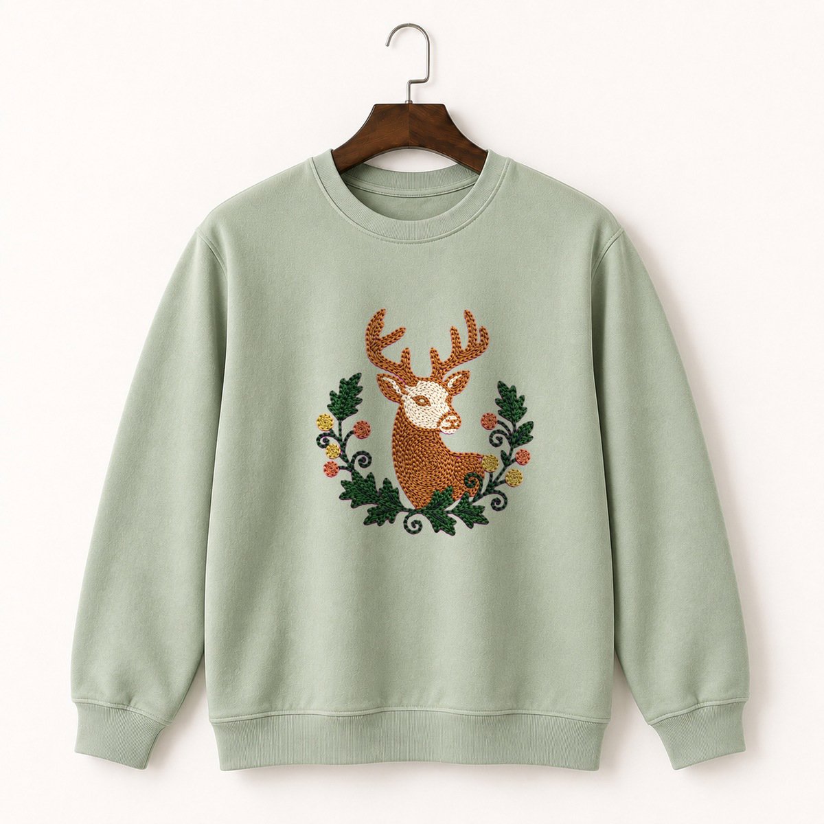 White-Tailed Deer Crewneck Sweatshirt 2