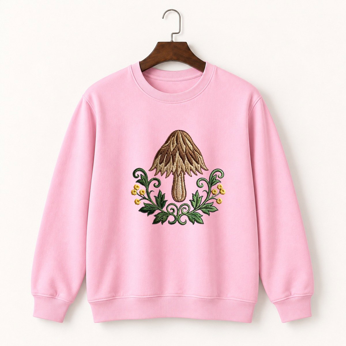 Shaggy Mane Mushroom Crewneck Sweatshirt 4