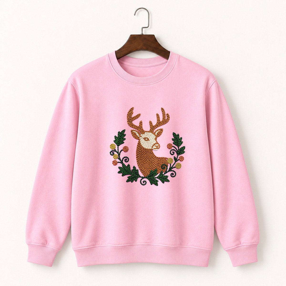 White-Tailed Deer Crewneck Sweatshirt 4