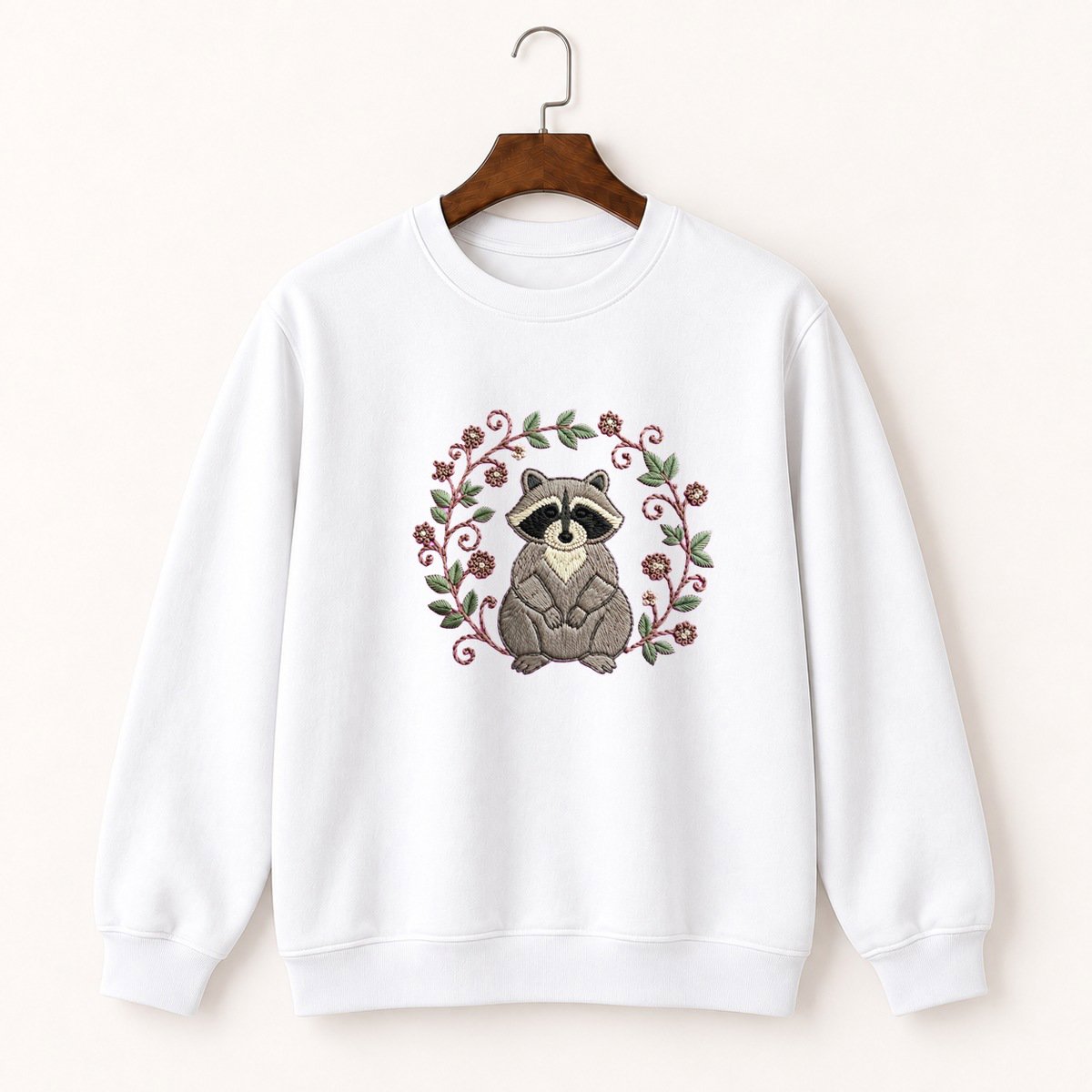 Raccoon Crewneck Sweatshirt 5