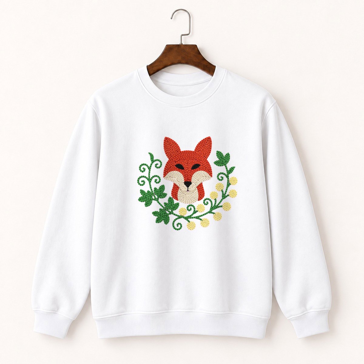 Red Fox Crewneck Sweatshirt 5
