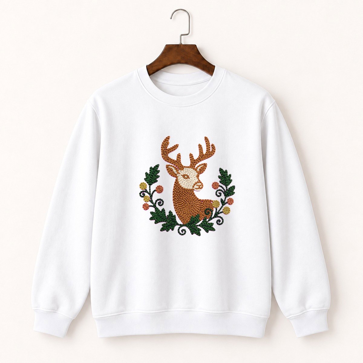 White-Tailed Deer Crewneck Sweatshirt 5