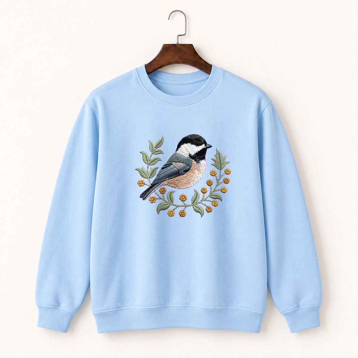 Black-Capped Chickadee Crewneck Sweatshirt 1