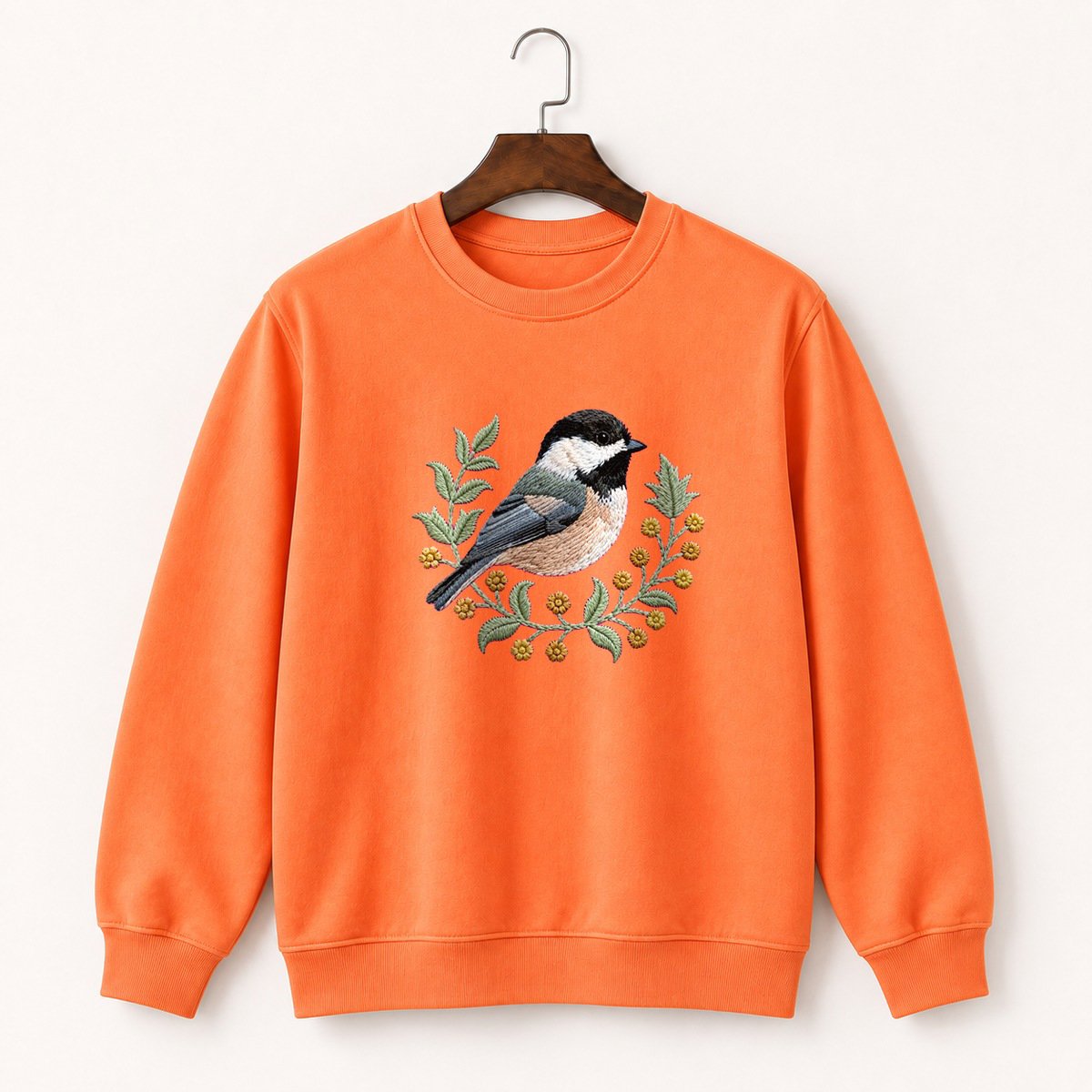 Black-Capped Chickadee Crewneck Sweatshirt 3