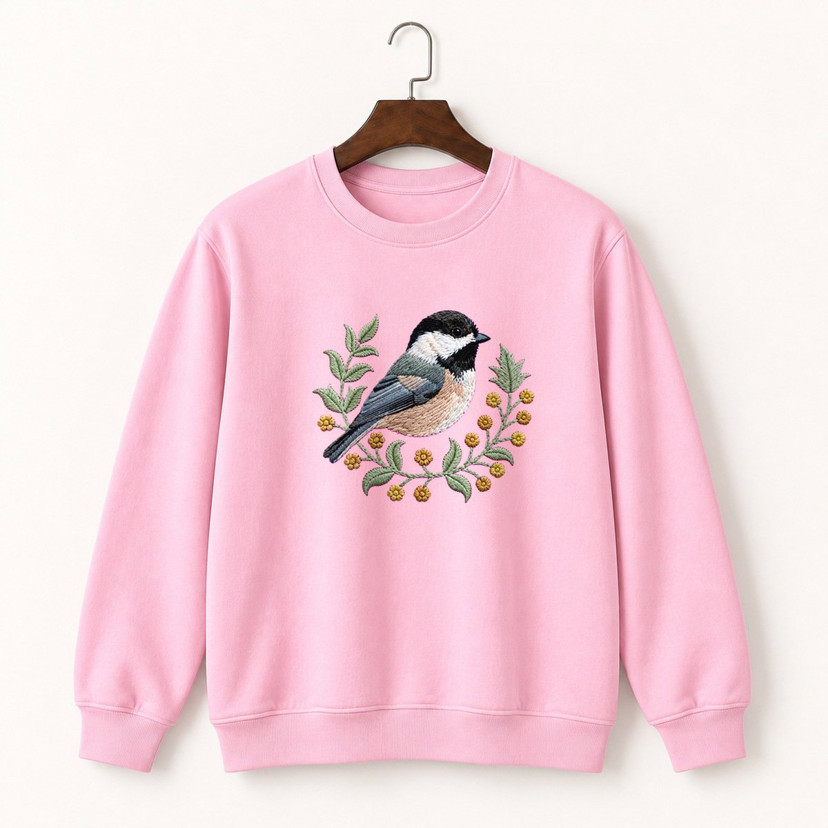 Black-Capped Chickadee Crewneck Sweatshirt 4