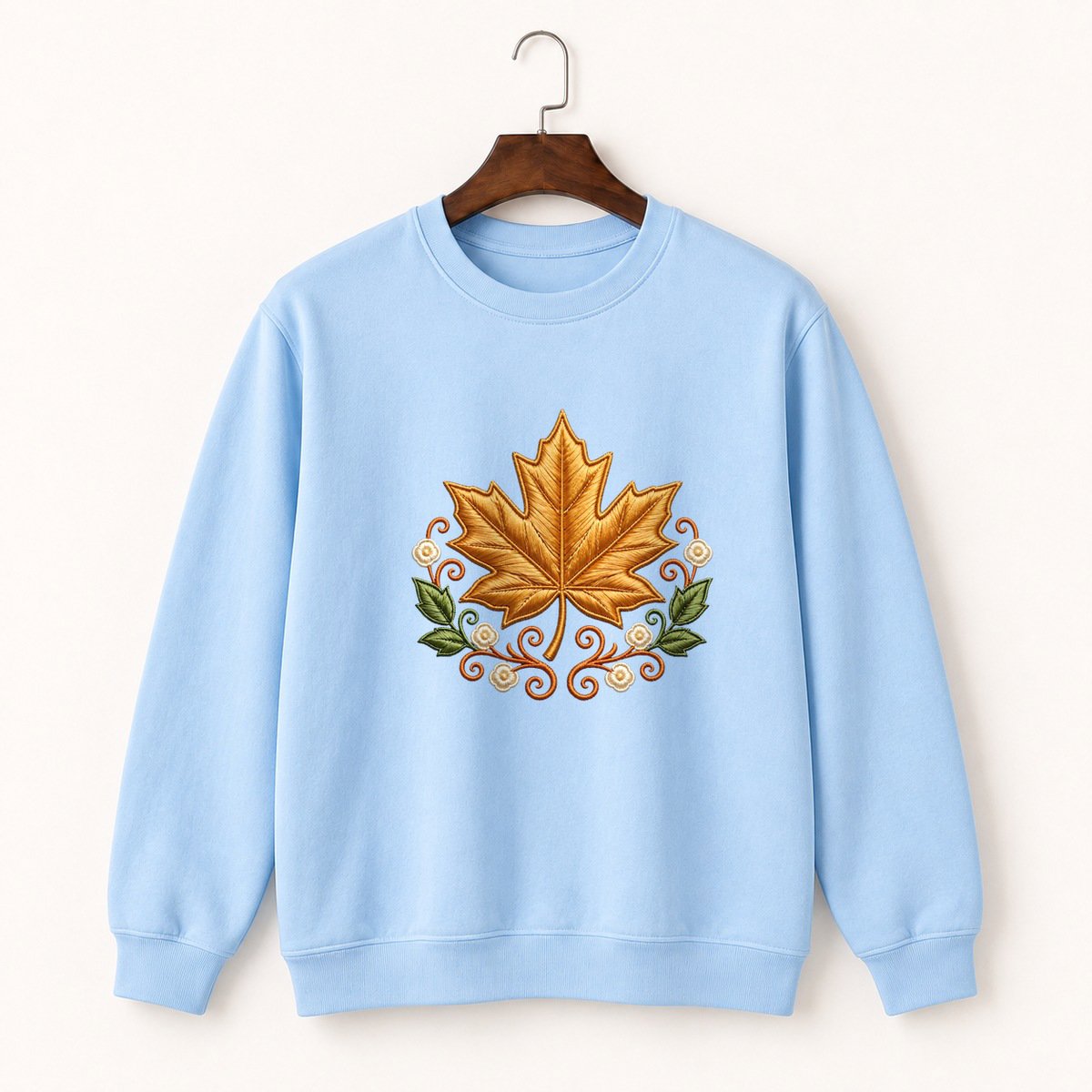 Maple Leaf Crewneck Sweatshirt 1