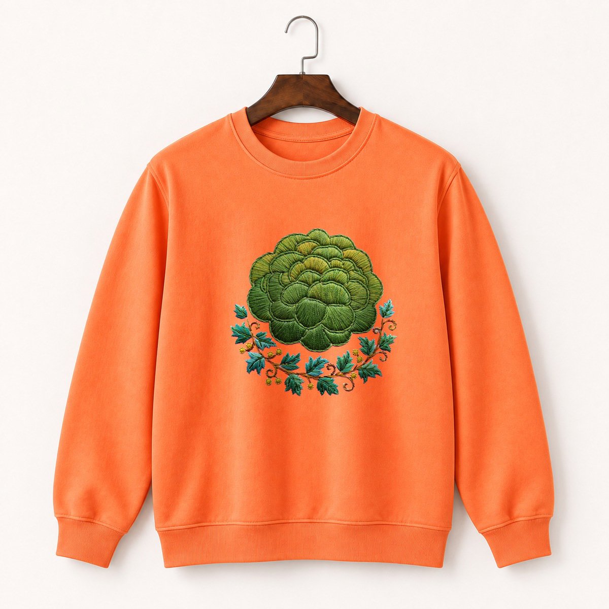 Forest Moss Crewneck Sweatshirt 3