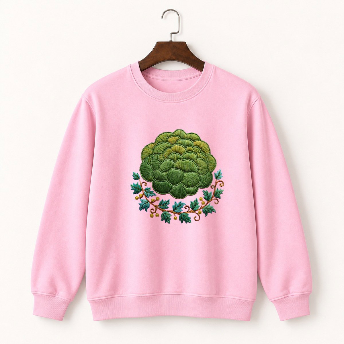 Forest Moss Crewneck Sweatshirt 4