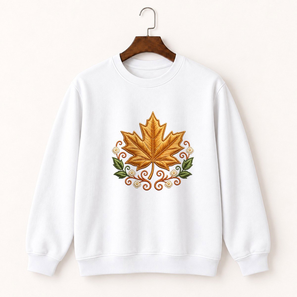 Maple Leaf Crewneck Sweatshirt 5
