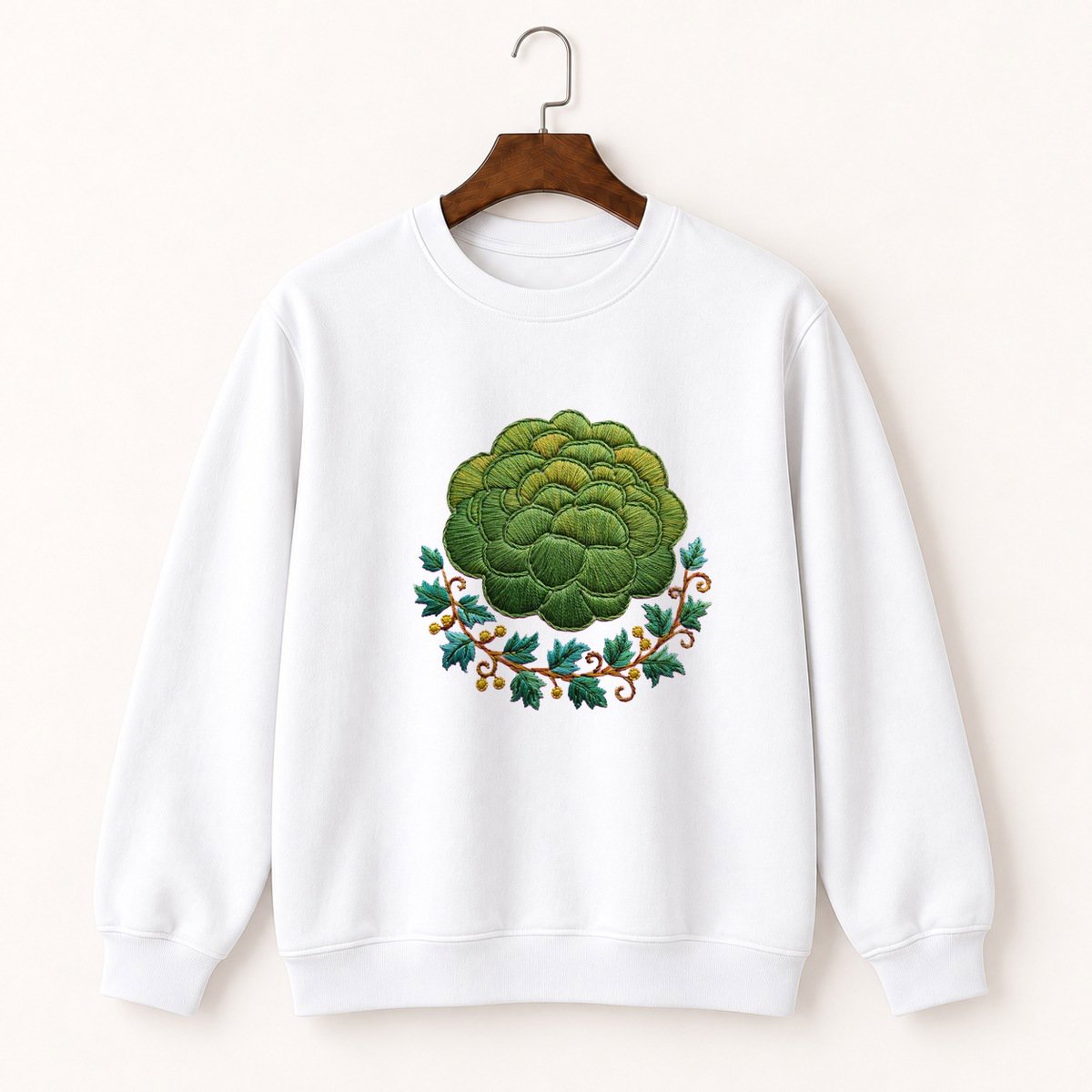 Forest Moss Crewneck Sweatshirt 5