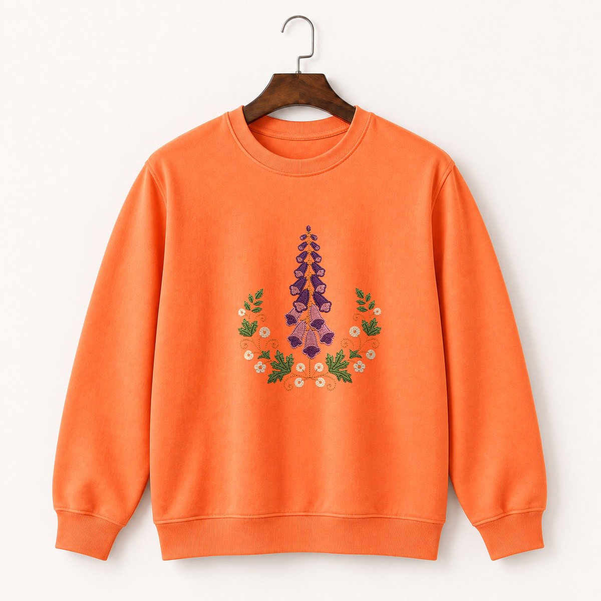 Foxglove Flower Crewneck Sweatshirt 3
