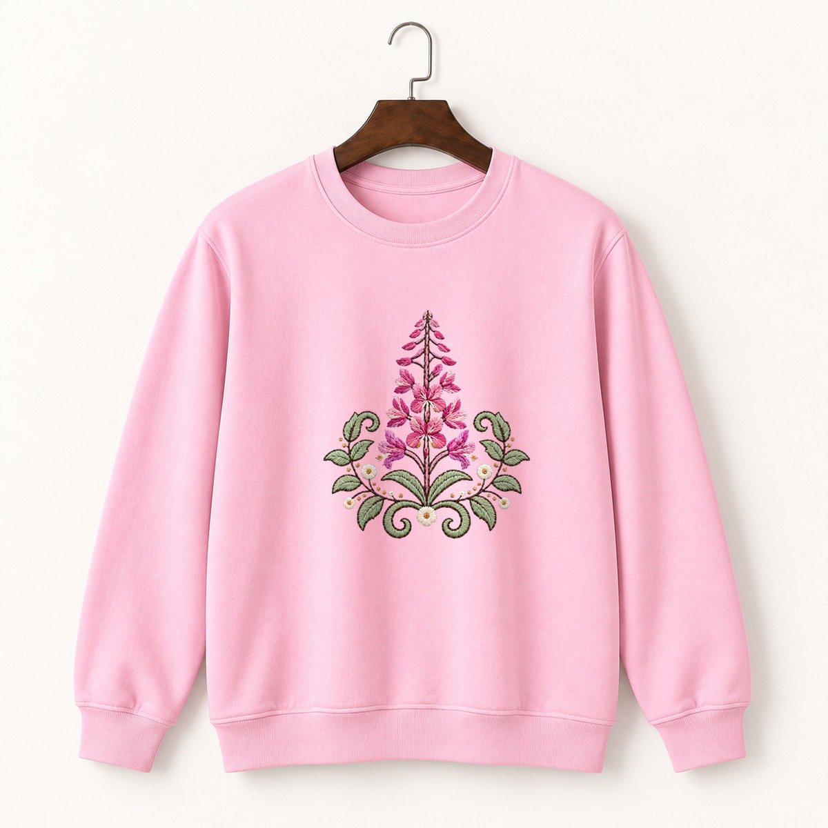 Fireweed Flower Crewneck Sweatshirt 4