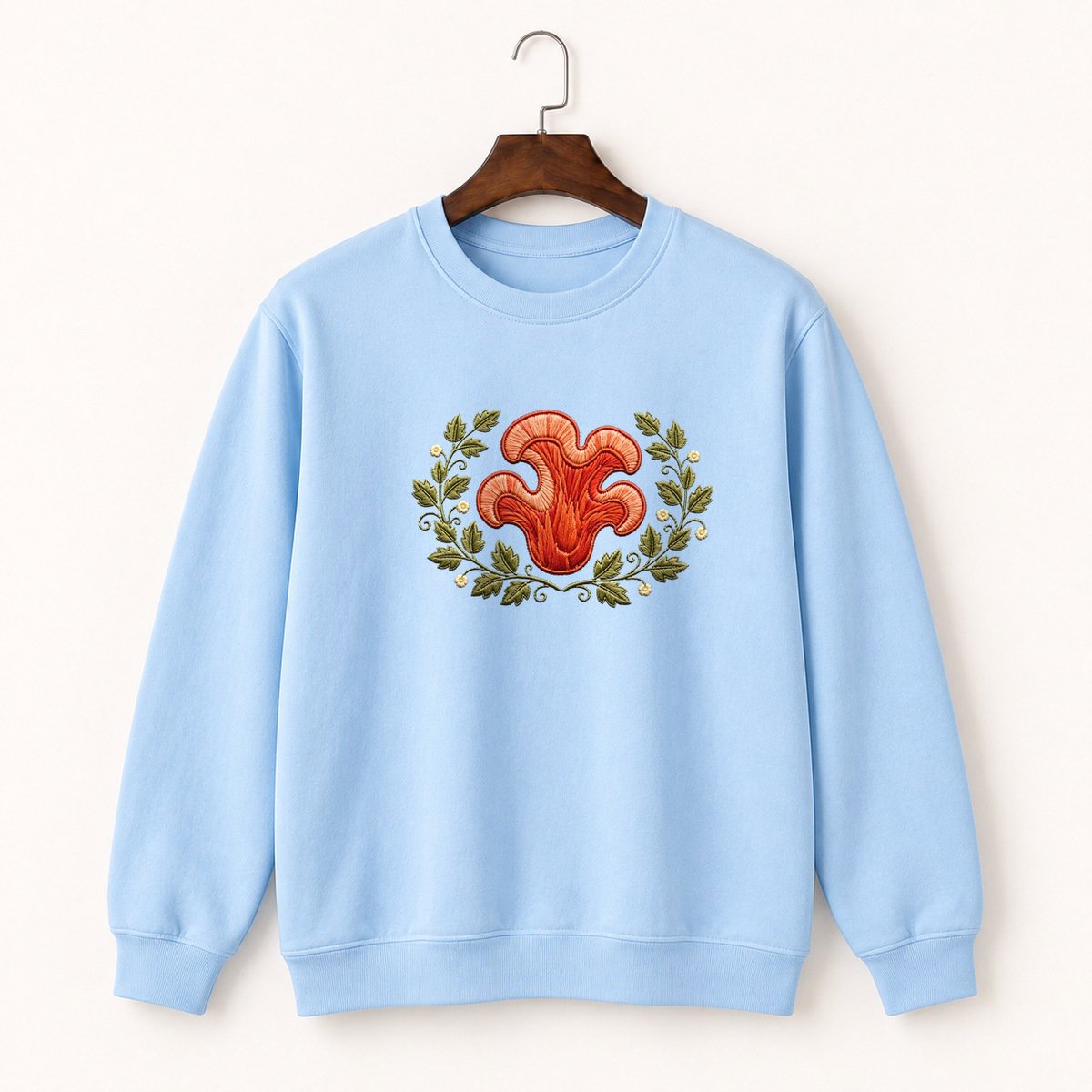 Lobster Mushroom Crewneck Sweatshirt 1