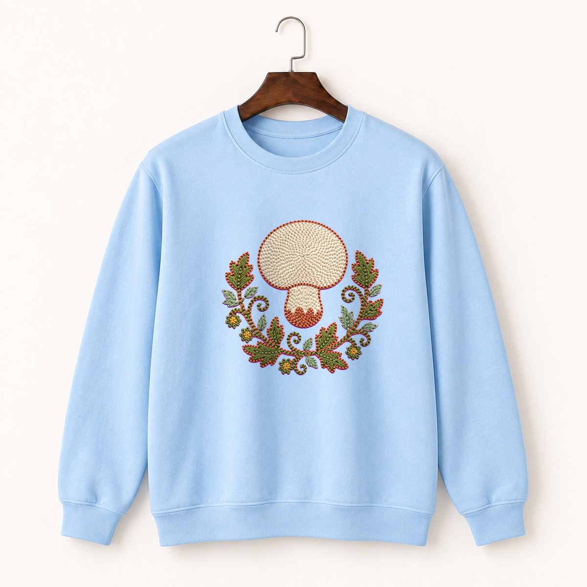 Puffball Mushroom Crewneck Sweatshirt 1