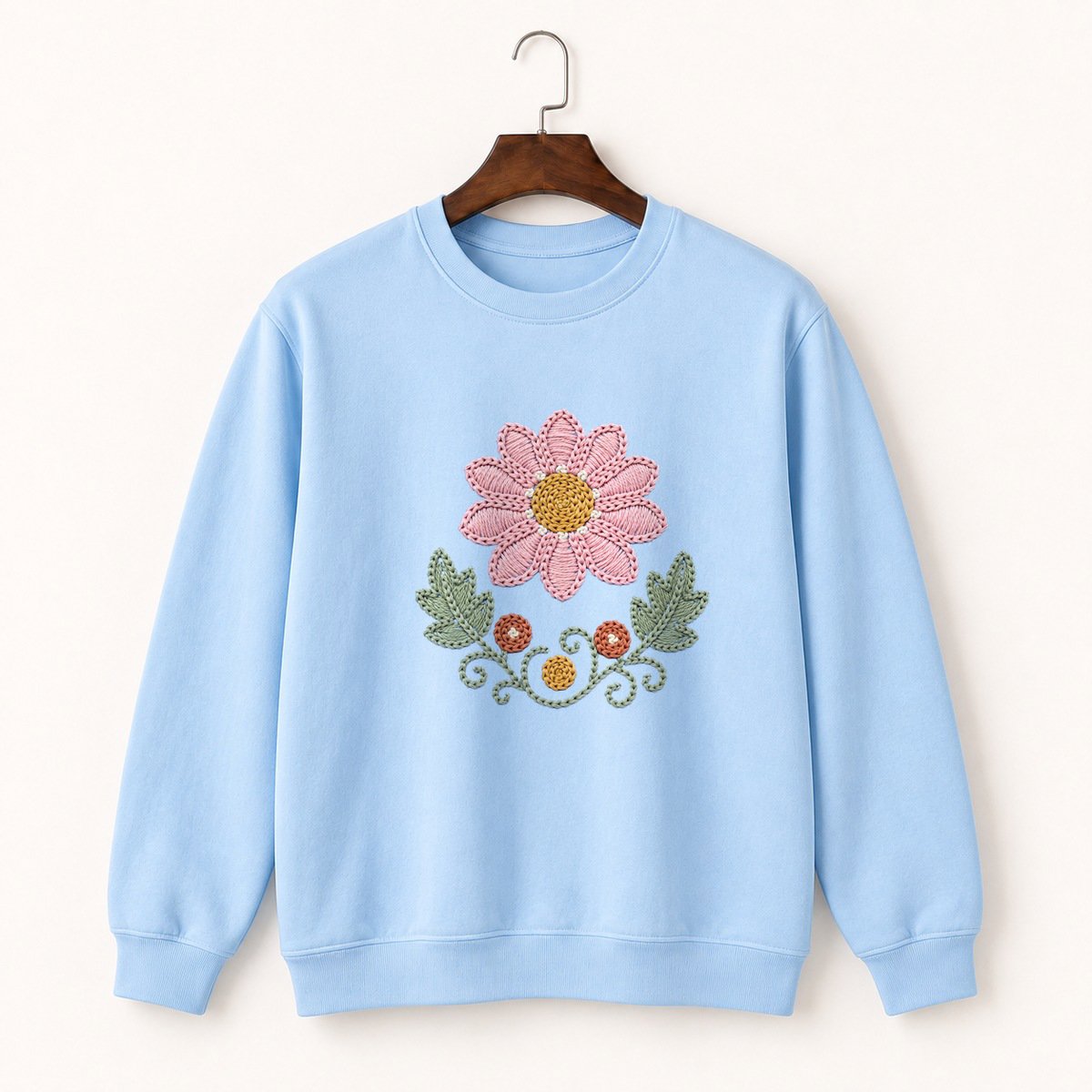Lotus Flower Crewneck Sweatshirt 1