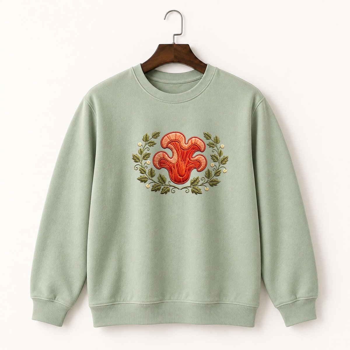 Lobster Mushroom Crewneck Sweatshirt 2