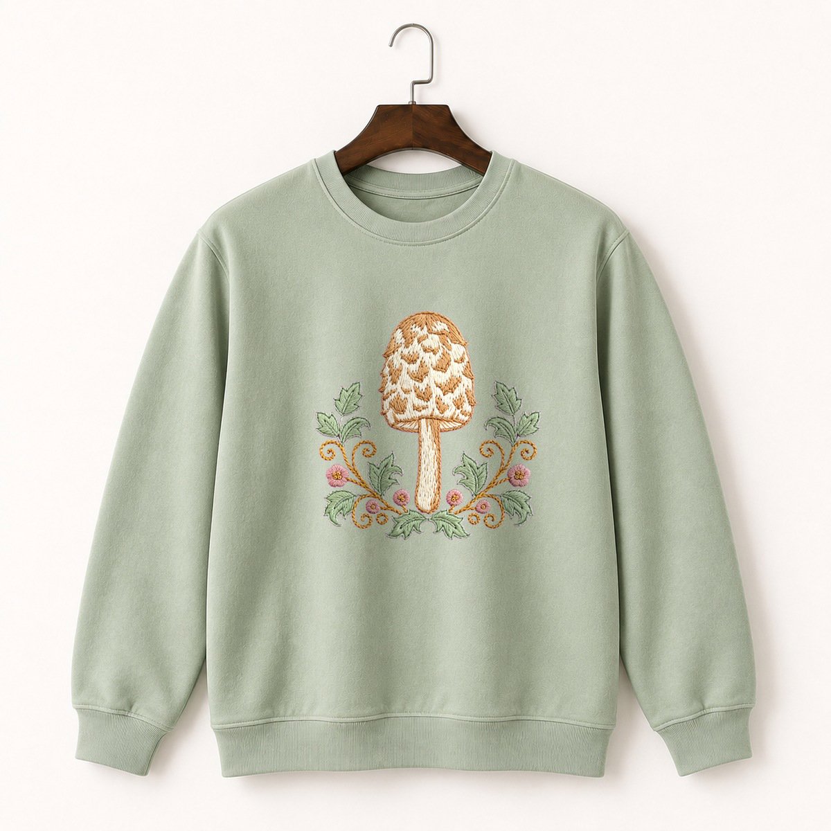 Shaggy Mane Mushroom Crewneck Sweatshirt 2