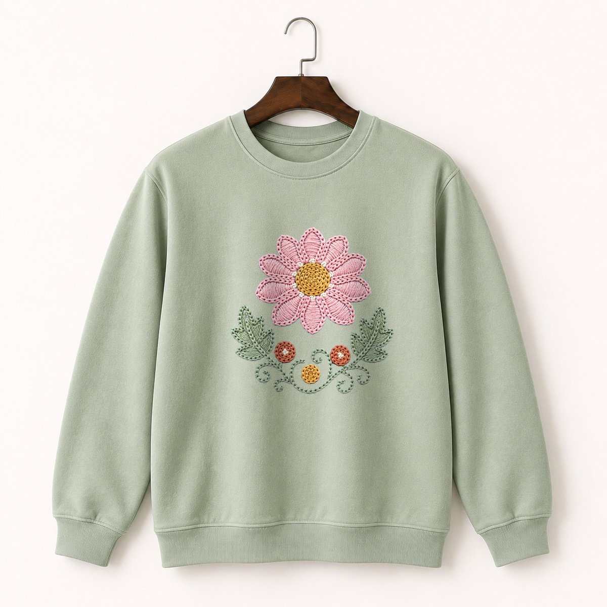 Lotus Flower Crewneck Sweatshirt 2