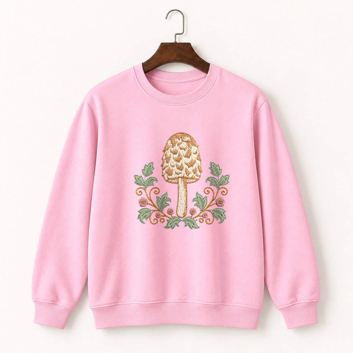 Shaggy Mane Mushroom Crewneck Sweatshirt 4