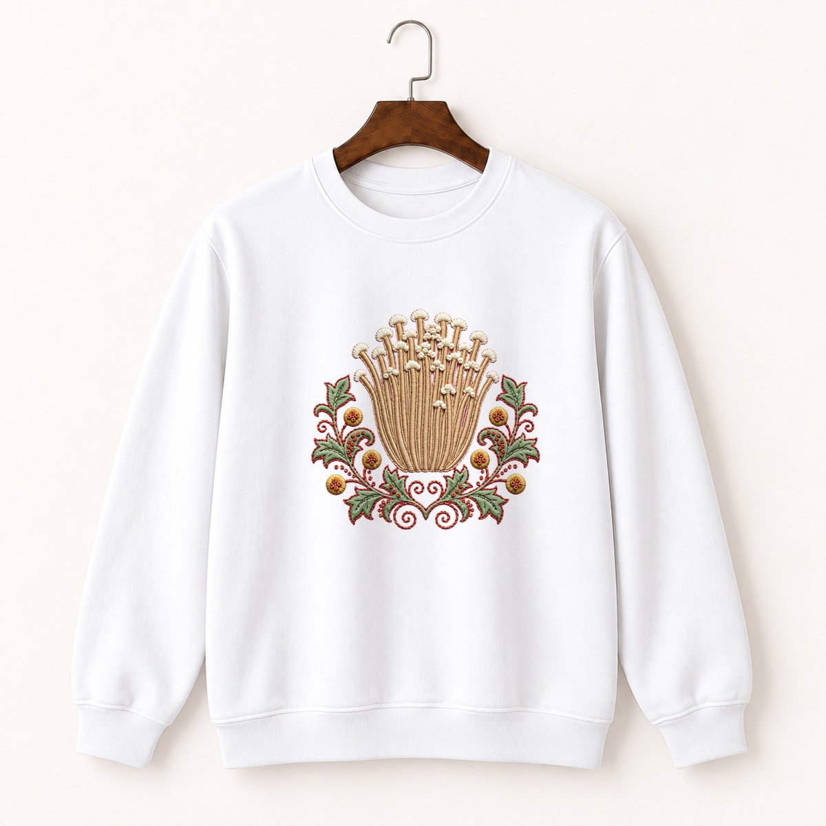 Enoki Mushroom Crewneck Sweatshirt 5
