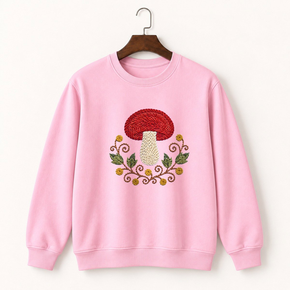 Russula Mushroom Crewneck Sweatshirt 4