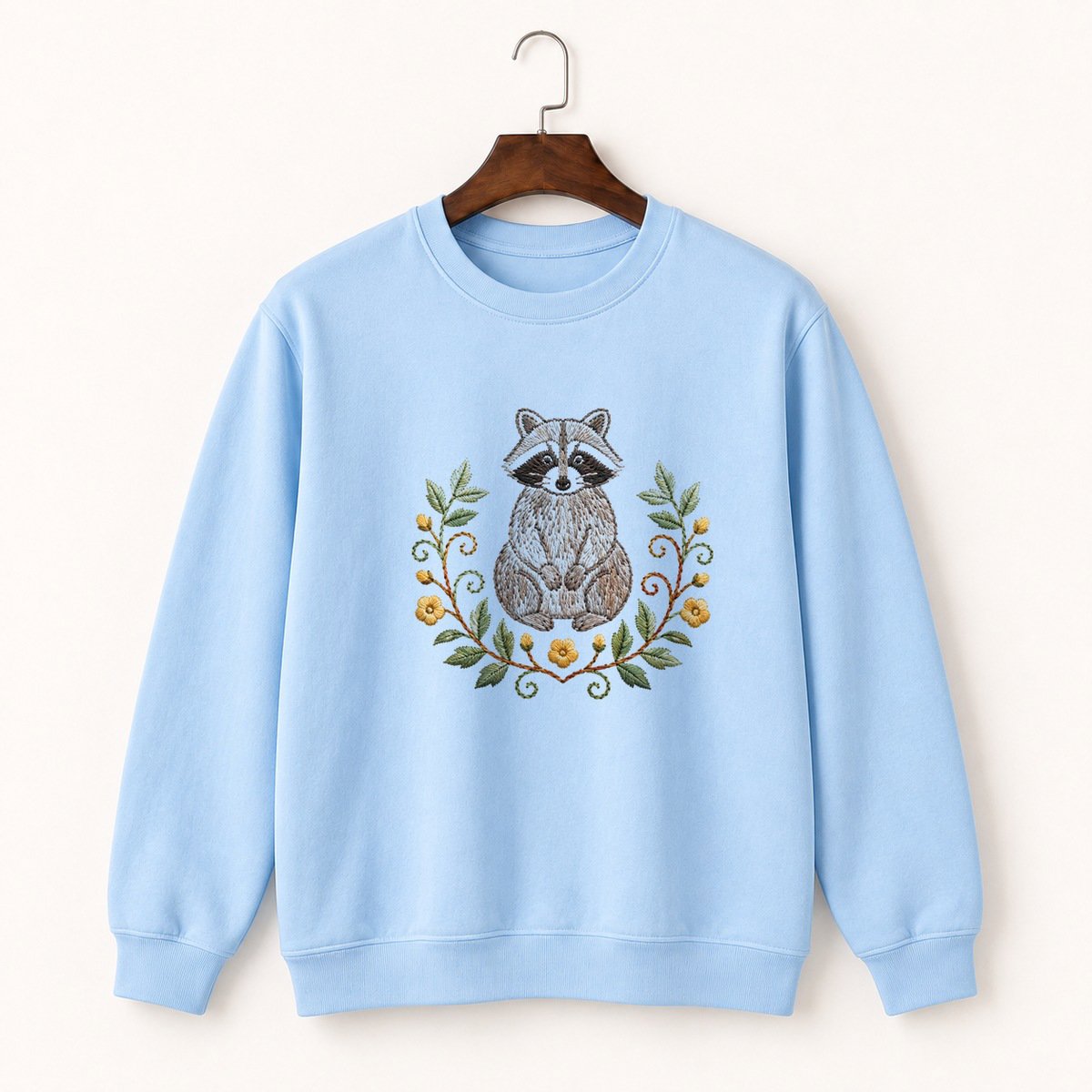 Raccoon Crewneck Sweatshirt 1