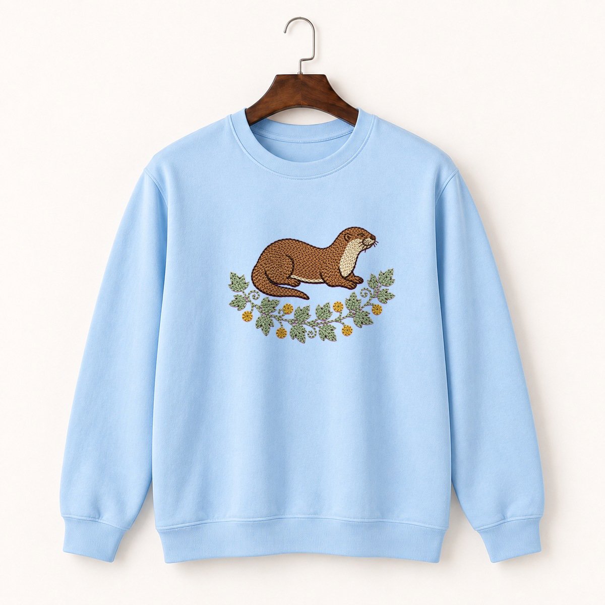 River Otter Crewneck Sweatshirt 1