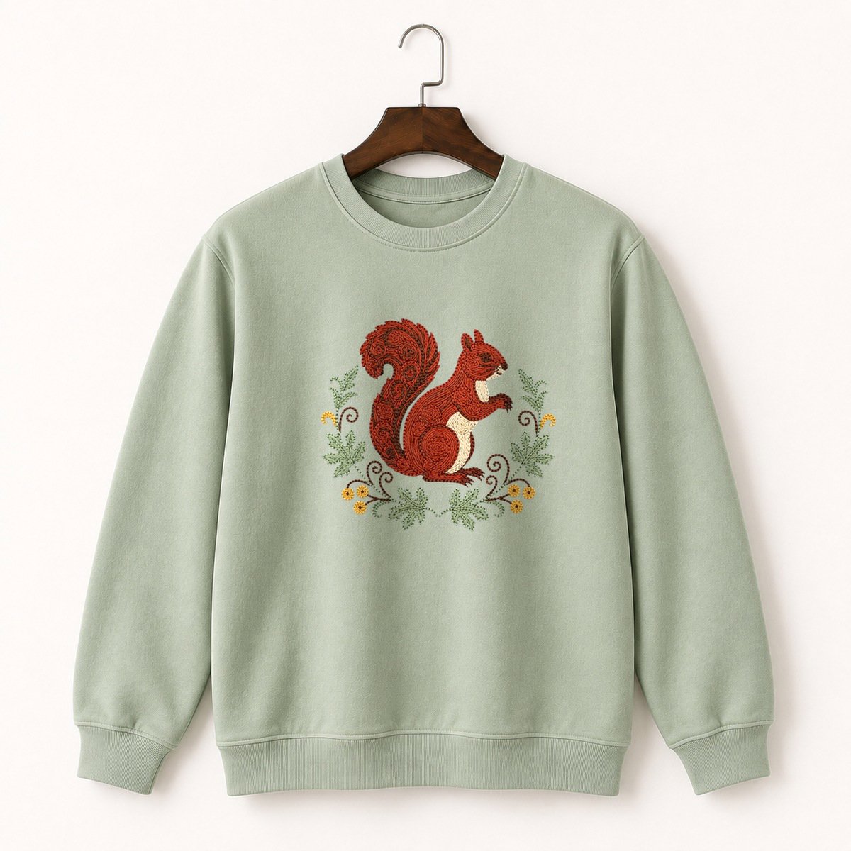 Red Squirrel Crewneck Sweatshirt 2
