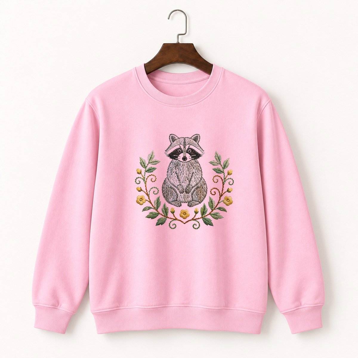 Raccoon Crewneck Sweatshirt 4