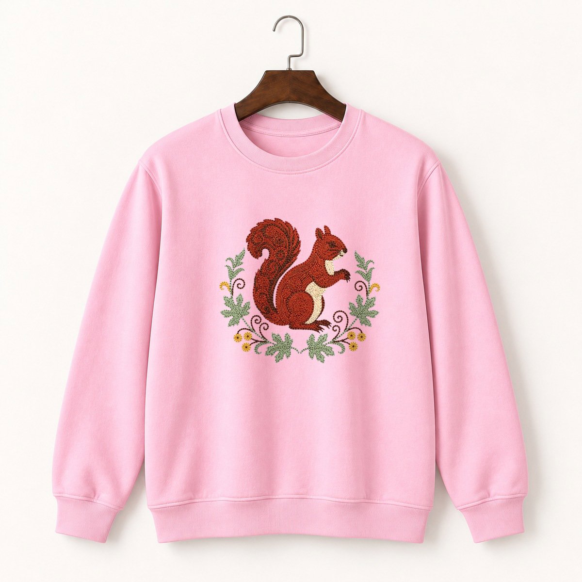 Red Squirrel Crewneck Sweatshirt 4