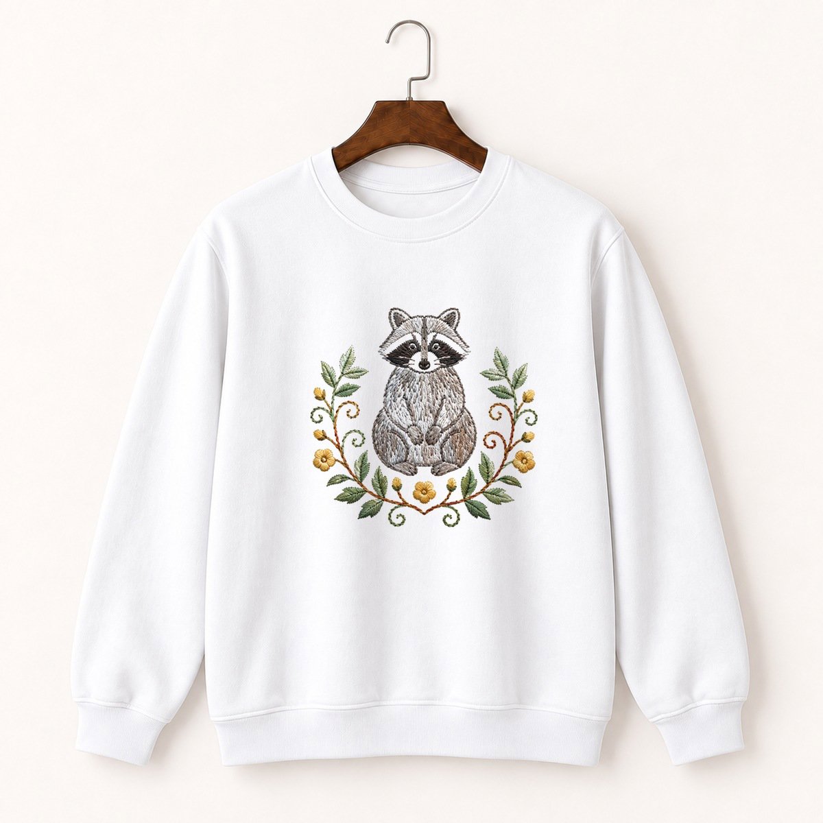 Raccoon Crewneck Sweatshirt 5