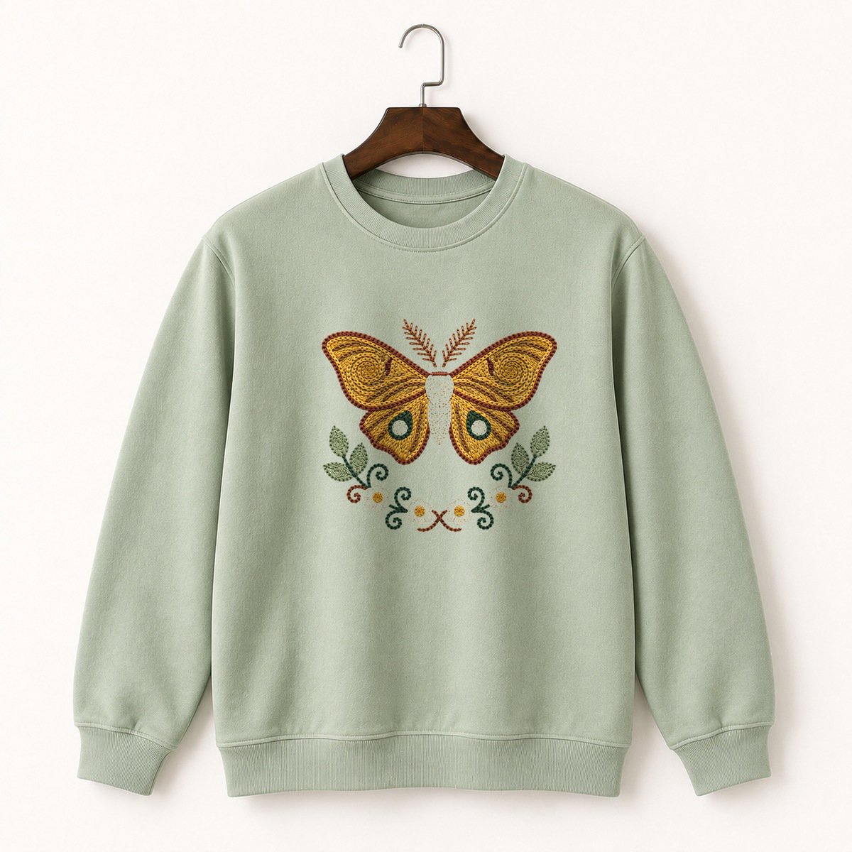 Luna Moth Crewneck Sweatshirt 2