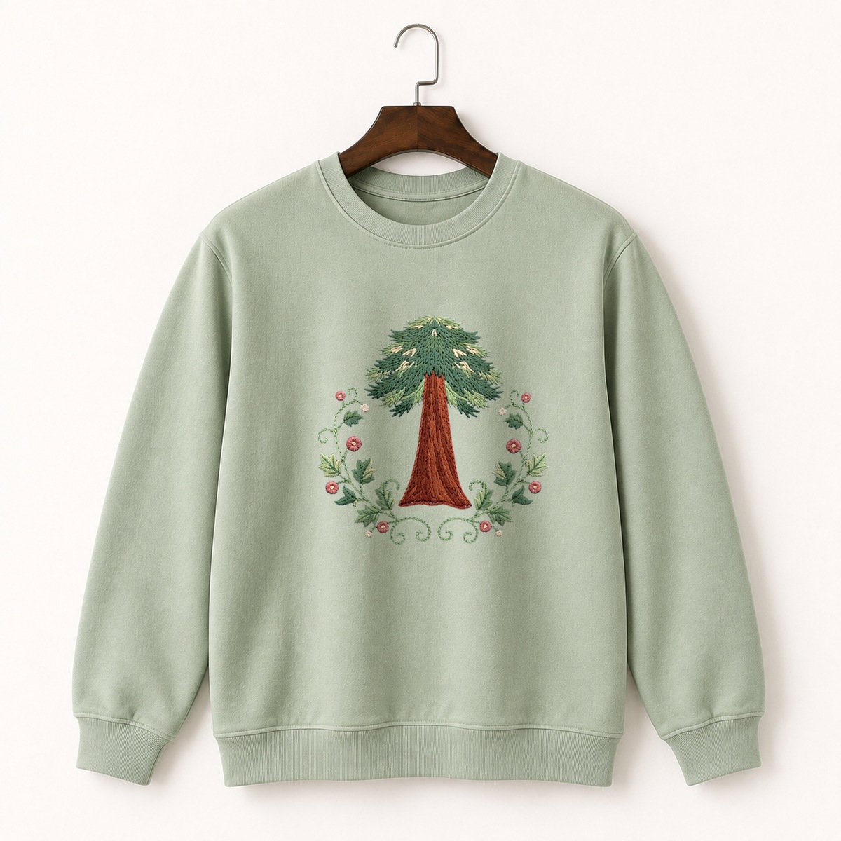 Redwood Tree Crewneck Sweatshirt 2