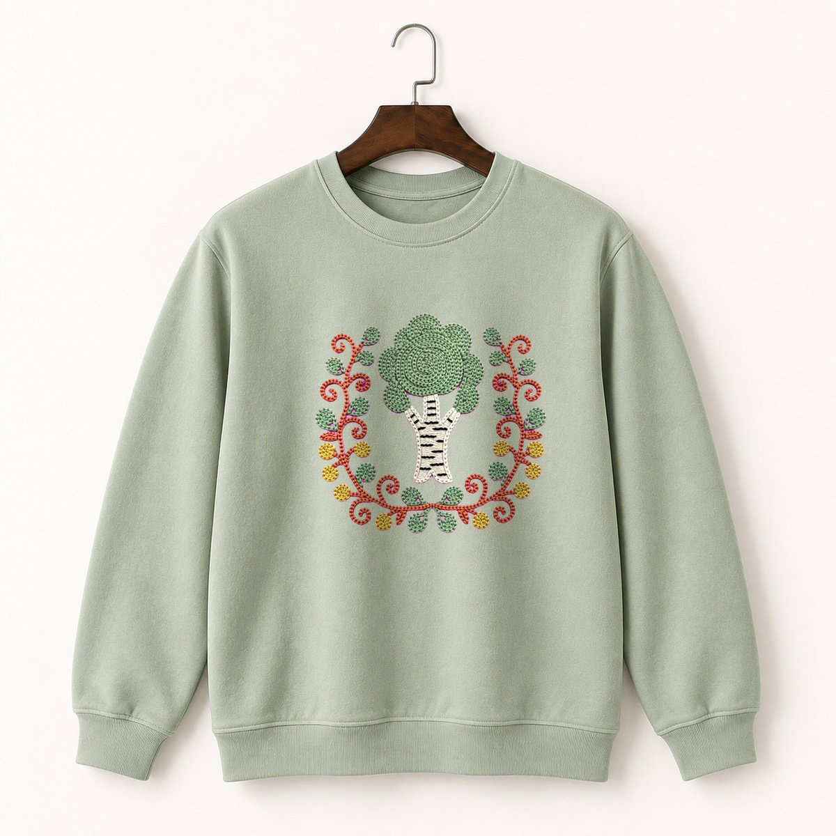 Birch Tree Crewneck Sweatshirt 2