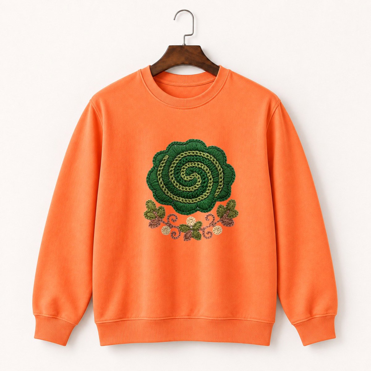 Woodland Moss Crewneck Sweatshirt 3