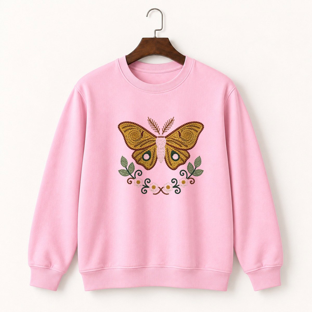 Luna Moth Crewneck Sweatshirt 4