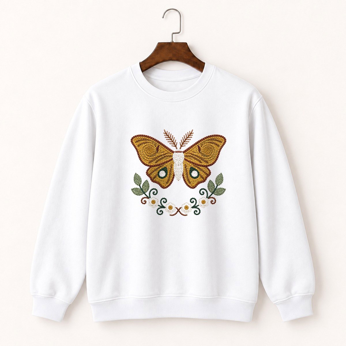 Luna Moth Crewneck Sweatshirt 5