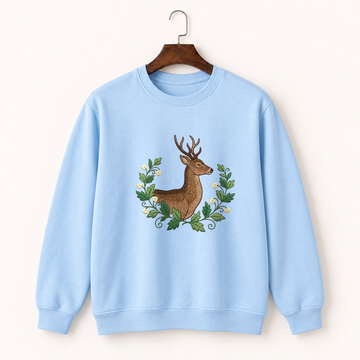 White-Tailed Deer Crewneck Sweatshirt 1