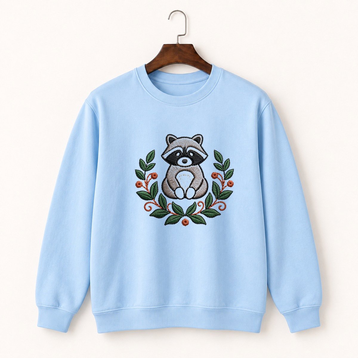 Raccoon Crewneck Sweatshirt 1
