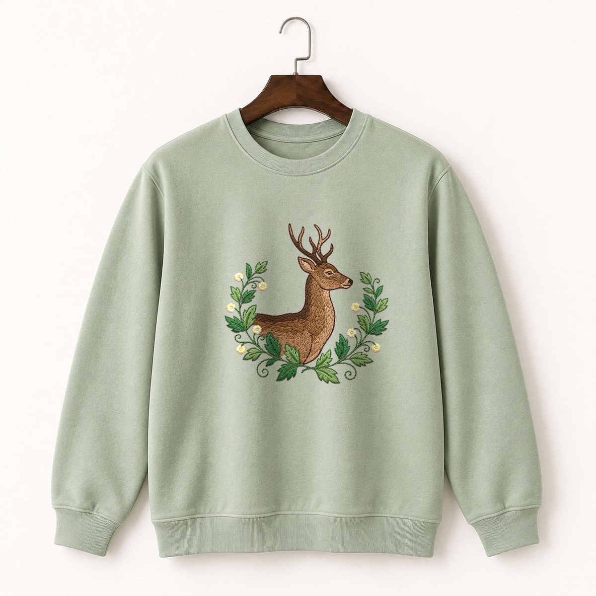 White-Tailed Deer Crewneck Sweatshirt 2