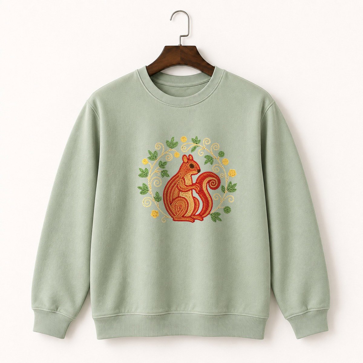 Red Squirrel Crewneck Sweatshirt 2