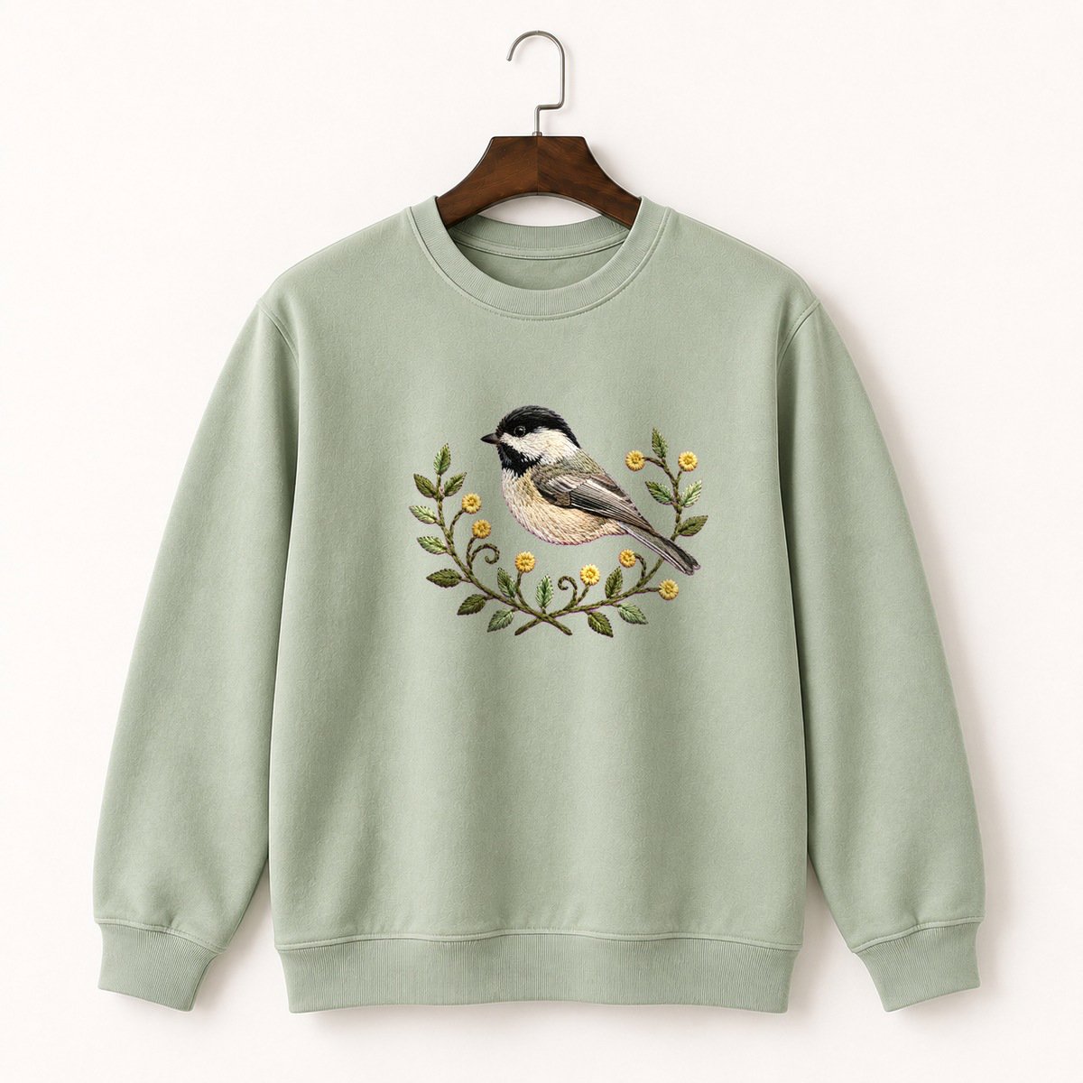 Black-Capped Chickadee Crewneck Sweatshirt 2