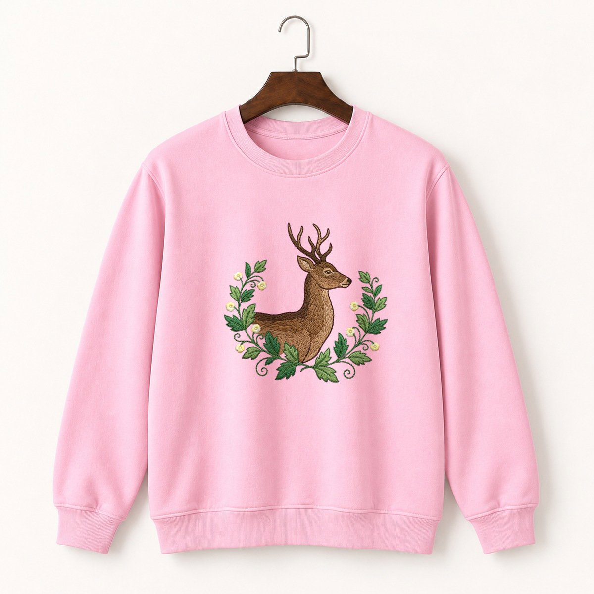 White-Tailed Deer Crewneck Sweatshirt 4