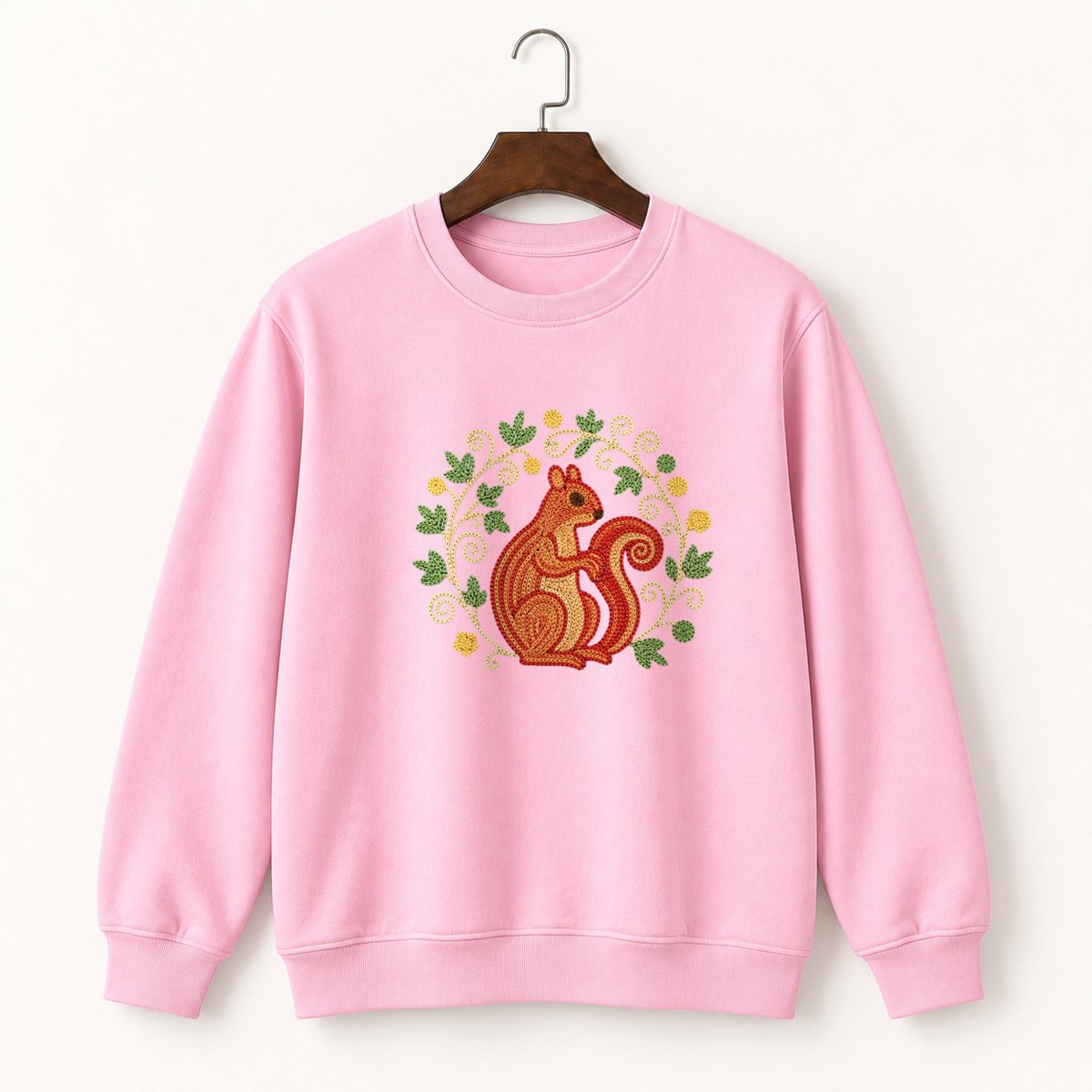 Red Squirrel Crewneck Sweatshirt 4