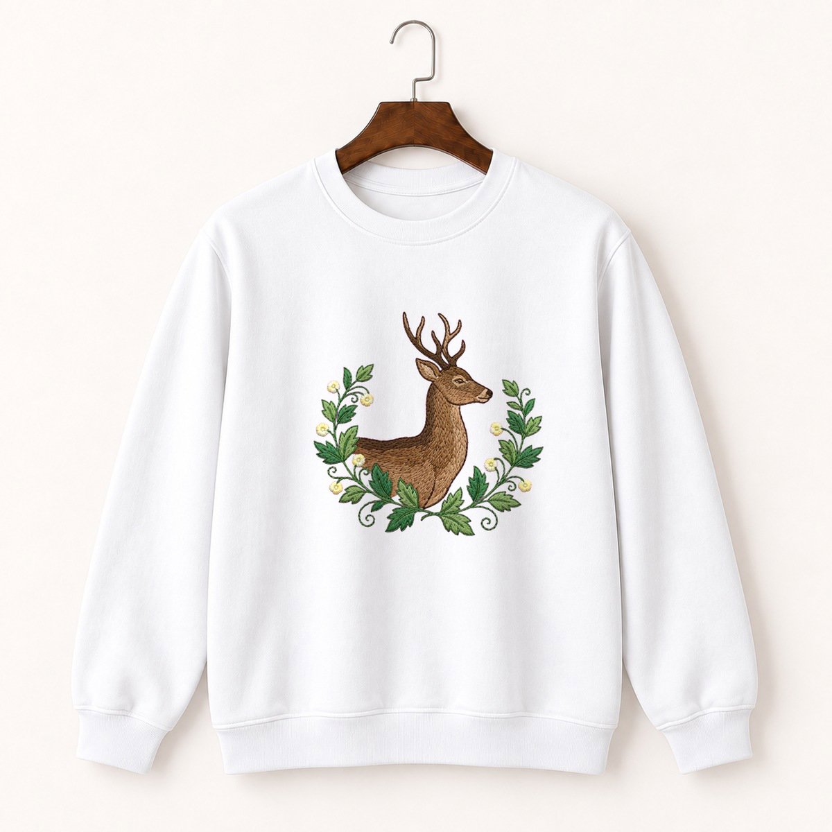 White-Tailed Deer Crewneck Sweatshirt 5