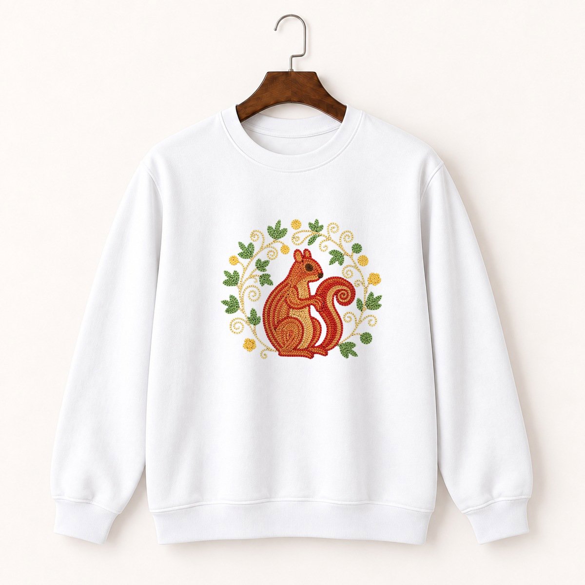 Red Squirrel Crewneck Sweatshirt 5